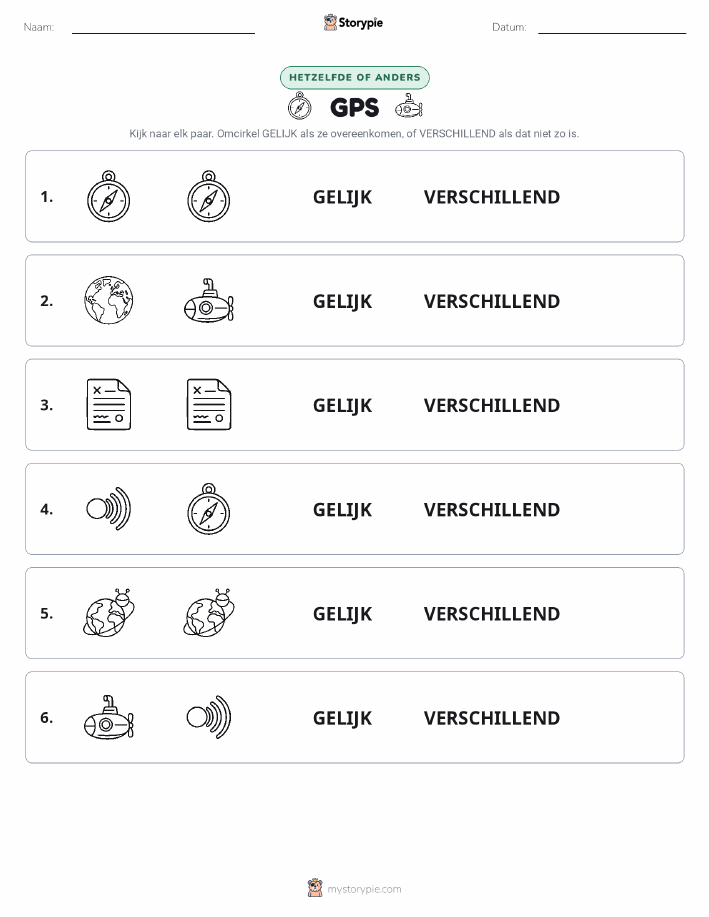 Zelfde of Verschillend
