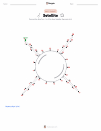 Satellite printable worksheet preview