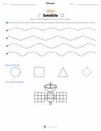 Anteprima della scheda stampabile di Satellite