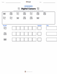 Digital Camera printable worksheet preview