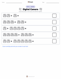 Digital Camera printable worksheet preview