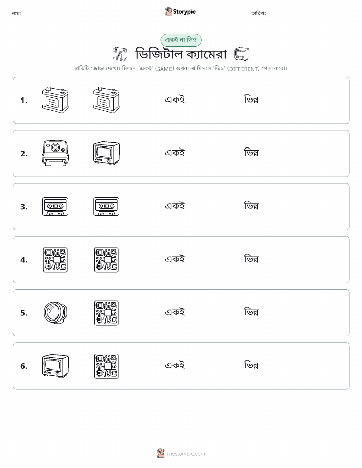 একই বা ভিন্ন