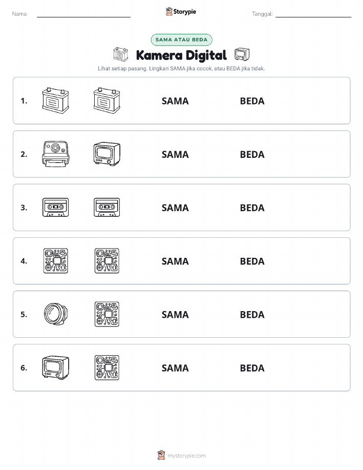 Sama atau Berbeda