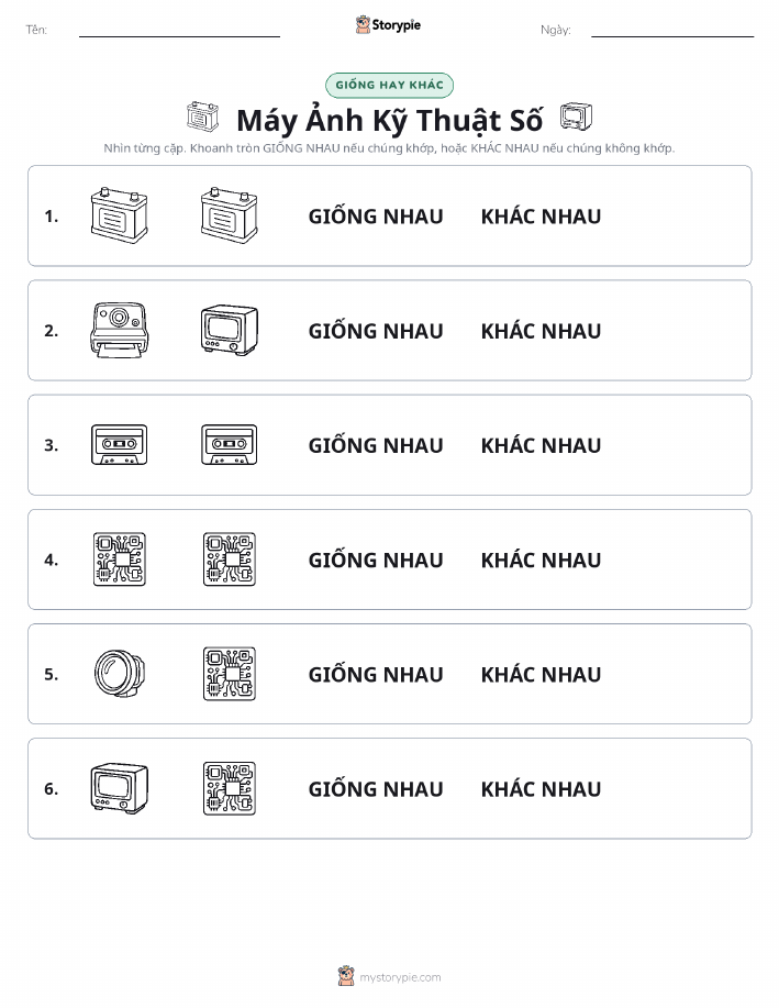 Giống Hay Khác