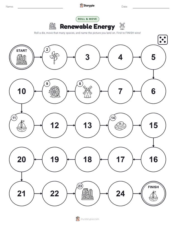Roll & Move Game