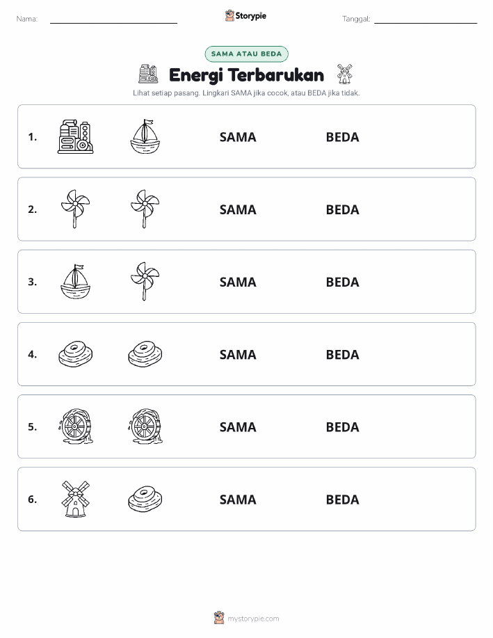 Sama atau Berbeda