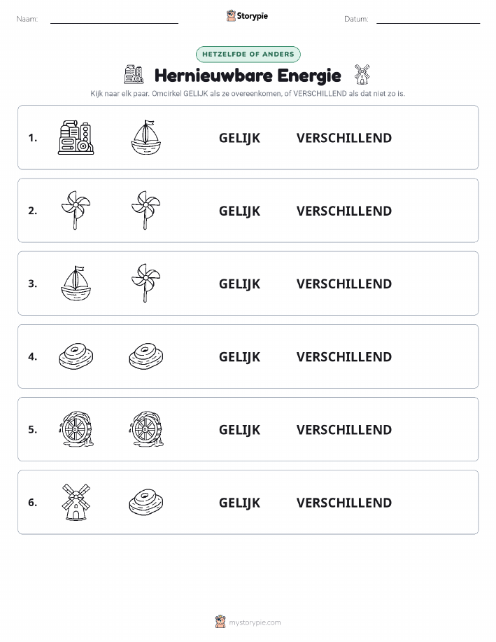 Zelfde of Verschillend
