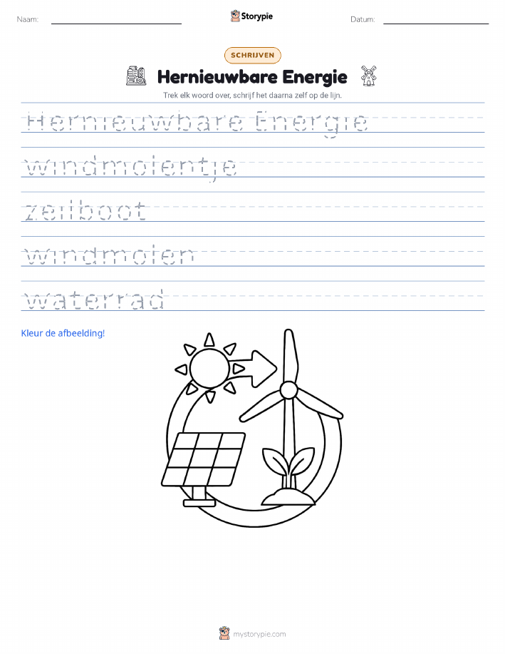 Schrijf Oefening