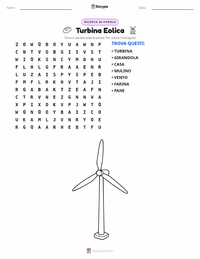 Anteprima della scheda stampabile di Turbina Eolica