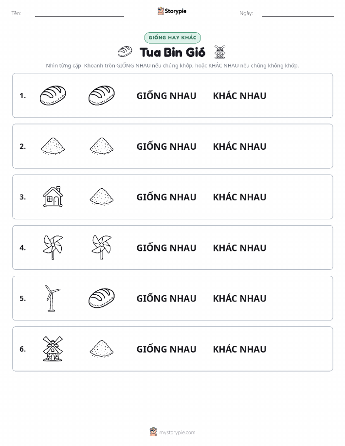 Giống Hay Khác