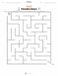 Anteprima della scheda stampabile di Pannelli Solari
