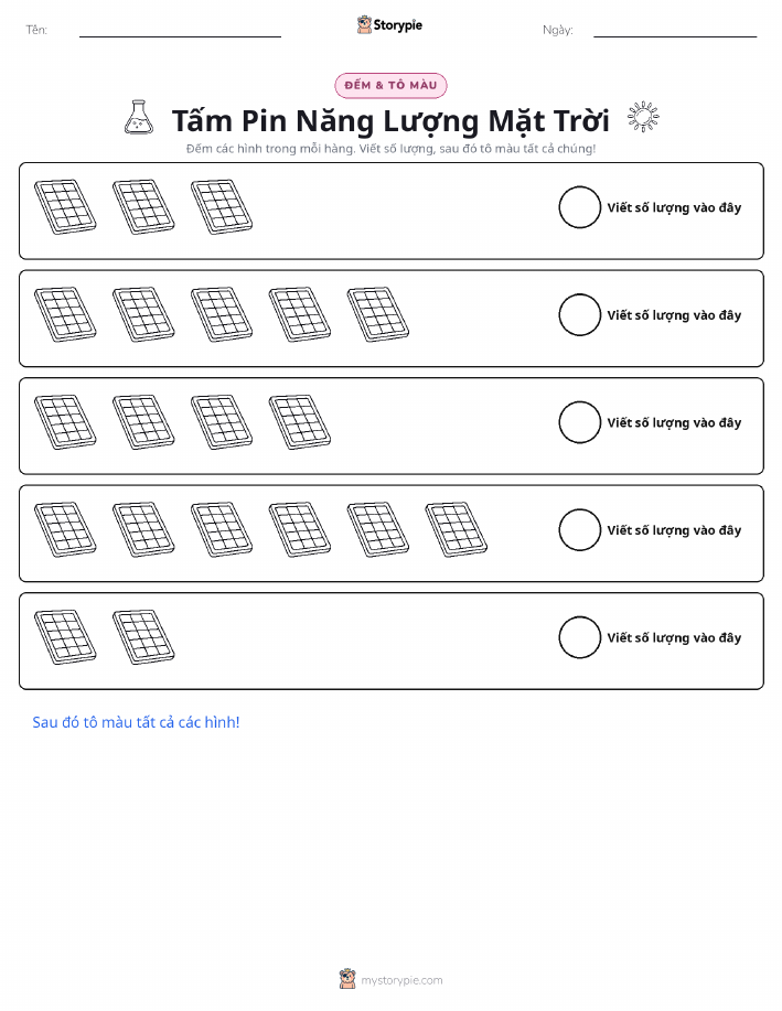 Đếm & Tô Màu