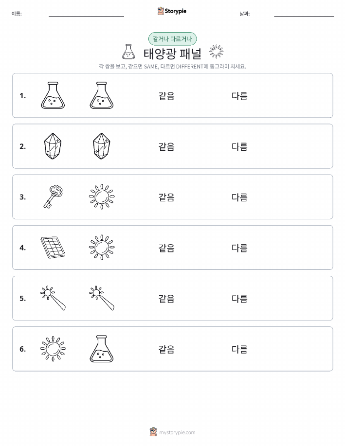 같은 것 또는 다른 것