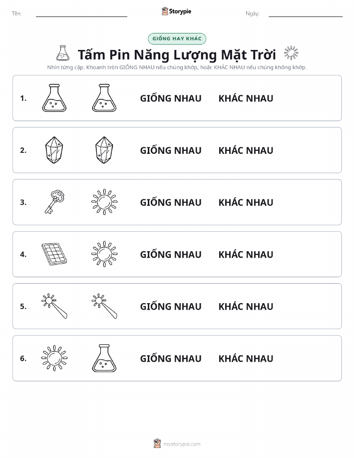 Giống Hay Khác