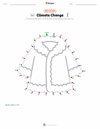 Climate Change printable worksheet preview