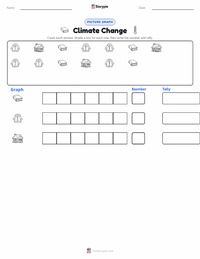 Climate Change printable worksheet preview