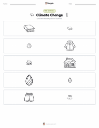 Climate Change printable worksheet preview