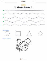Climate Change printable worksheet preview