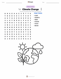 Climate Change printable worksheet preview