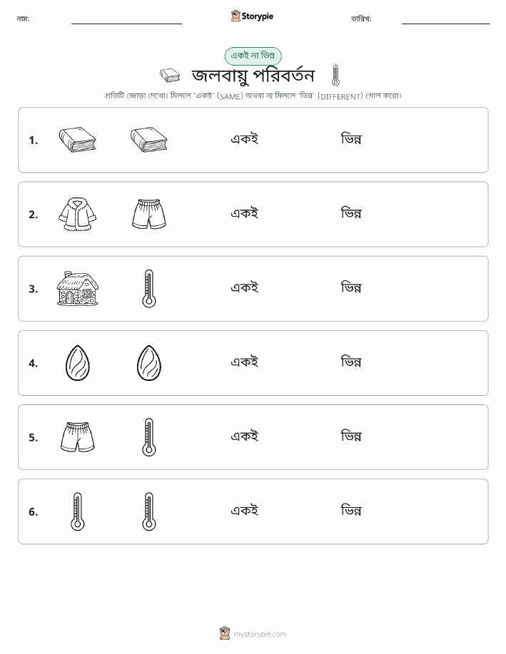 একই বা ভিন্ন