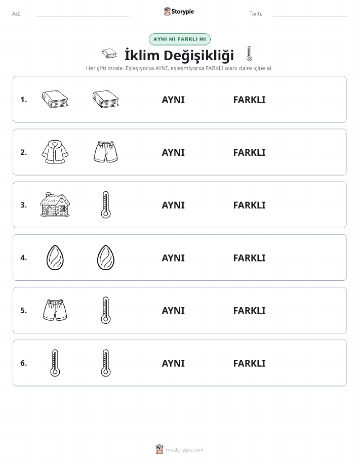 Aynı mı Farklı mı