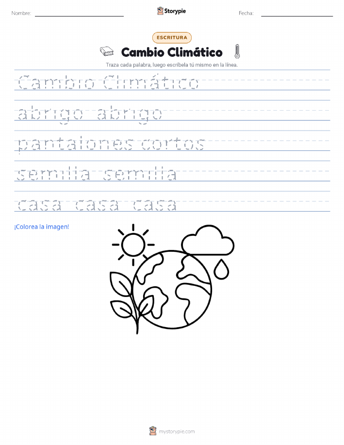 Práctica de Escritura