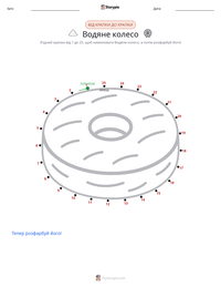 Водяне колесо попередній перегляд роздруківки