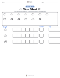 Water Wheel printable worksheet preview