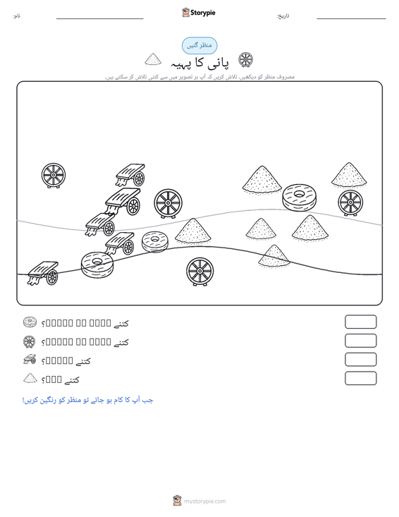 گنتی کا منظر