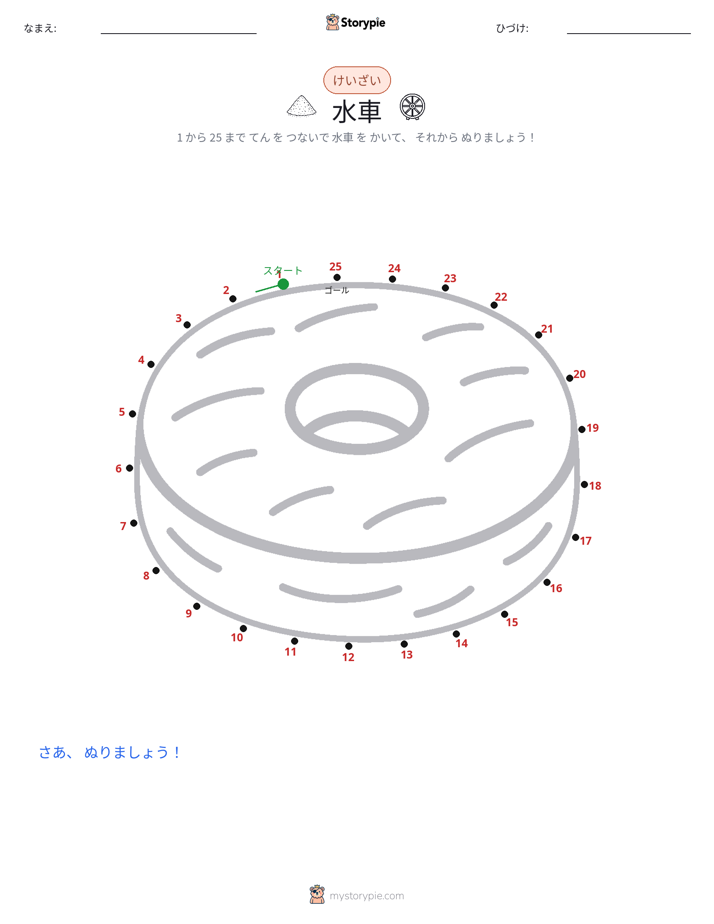 点つなぎ
