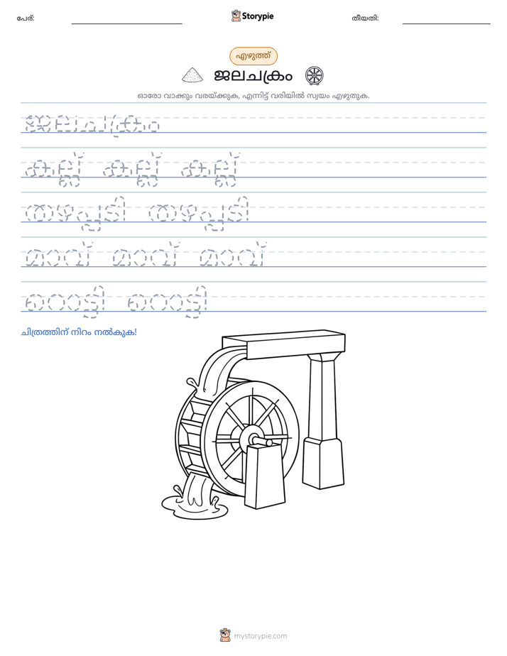 എഴുത്ത് പരിശീലനം