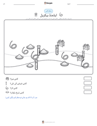 ایڈمنڈ بیکریل پرنٹ کرنے کے قابل ورکشیٹ کا پیش نظارہ