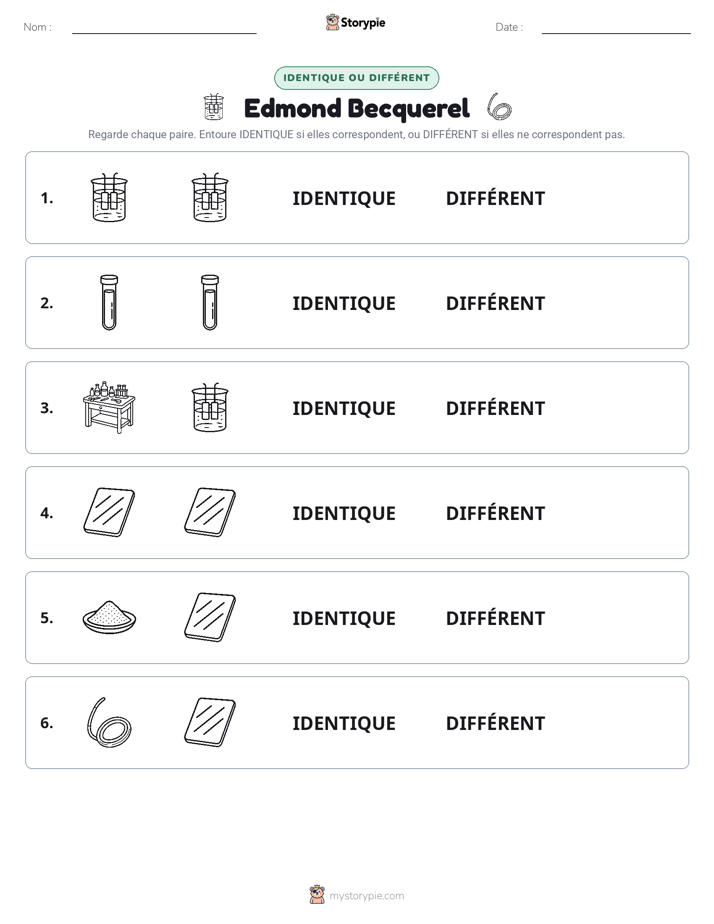 Identique ou Différent