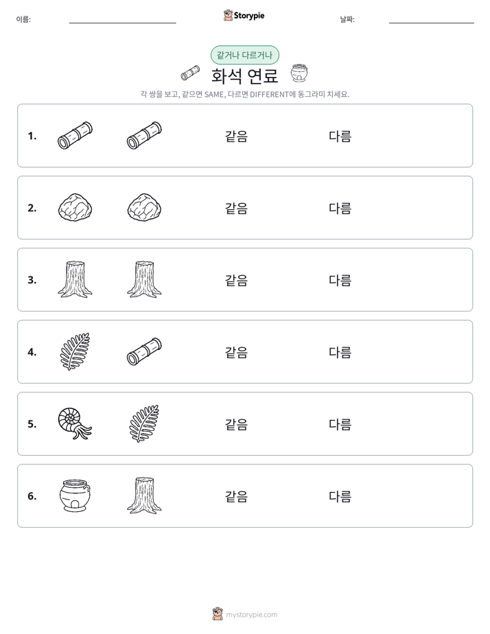 같은 것 또는 다른 것