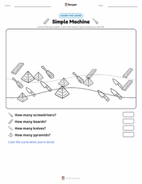 Simple Machine printable worksheet preview