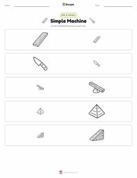 Simple Machine printable worksheet preview