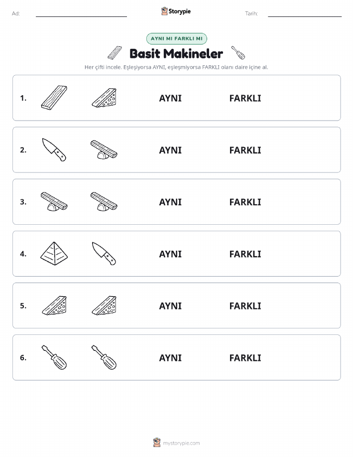 Aynı mı Farklı mı