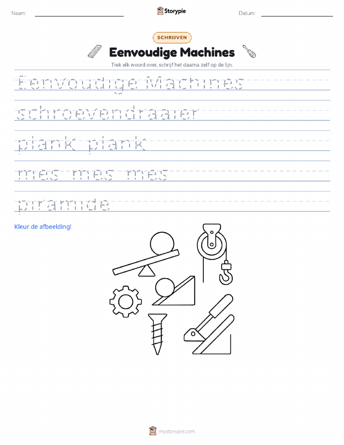 Schrijf Oefening