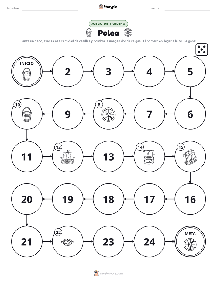 Juego de Rueda y Avanza