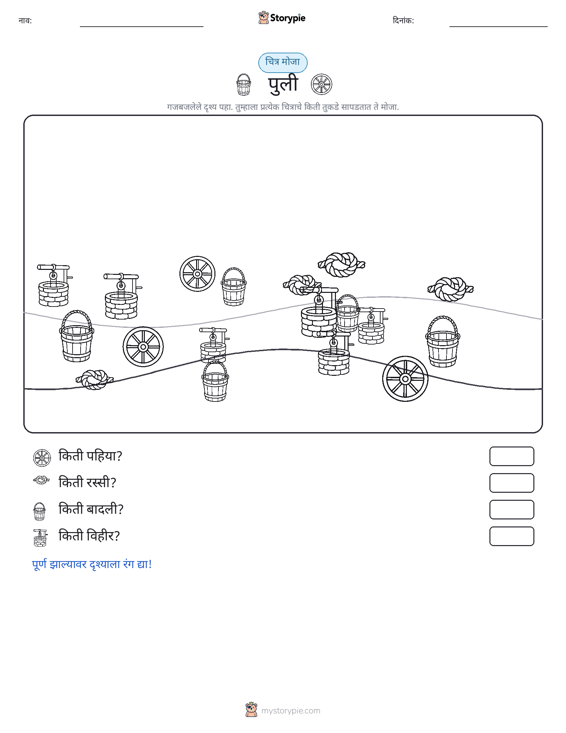 गणना दृश्य