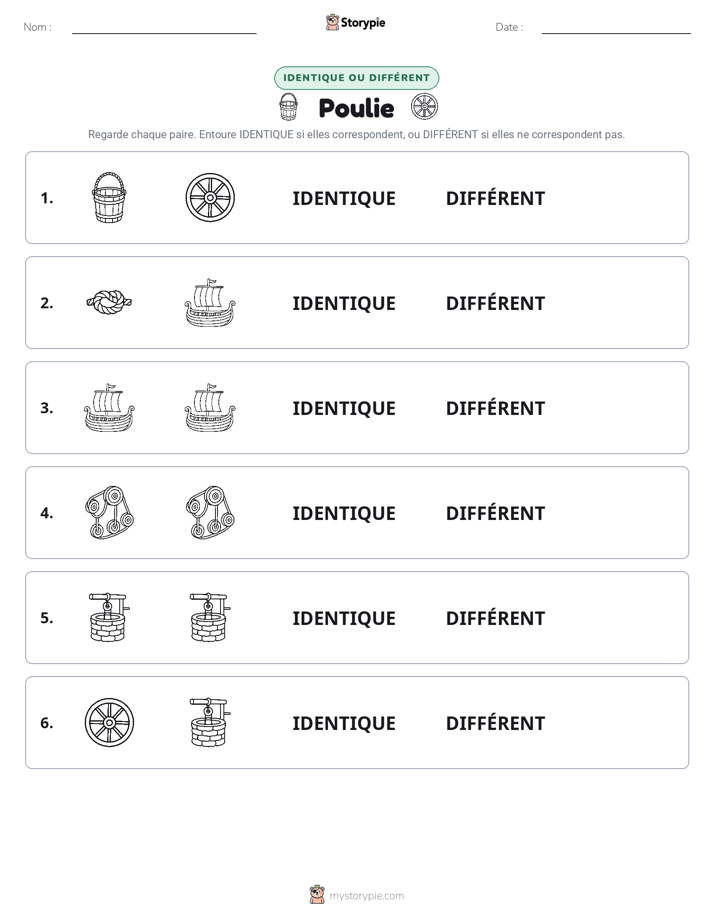 Identique ou Différent