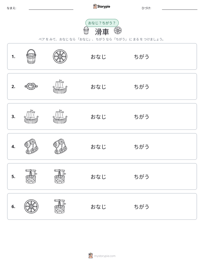 同じか違うか