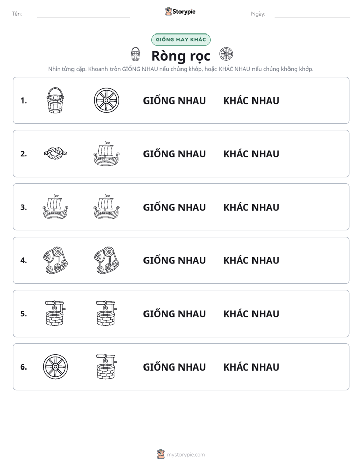 Giống Hay Khác