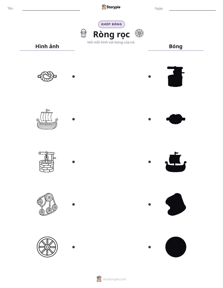 Ghép Hình Bóng