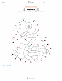 Anteprima della scheda stampabile di Medusa