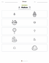 Medusa printable worksheet preview