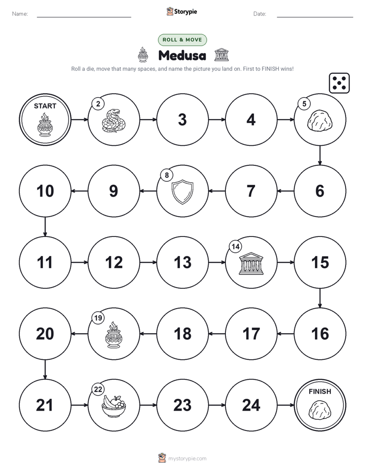 Roll & Move Game
