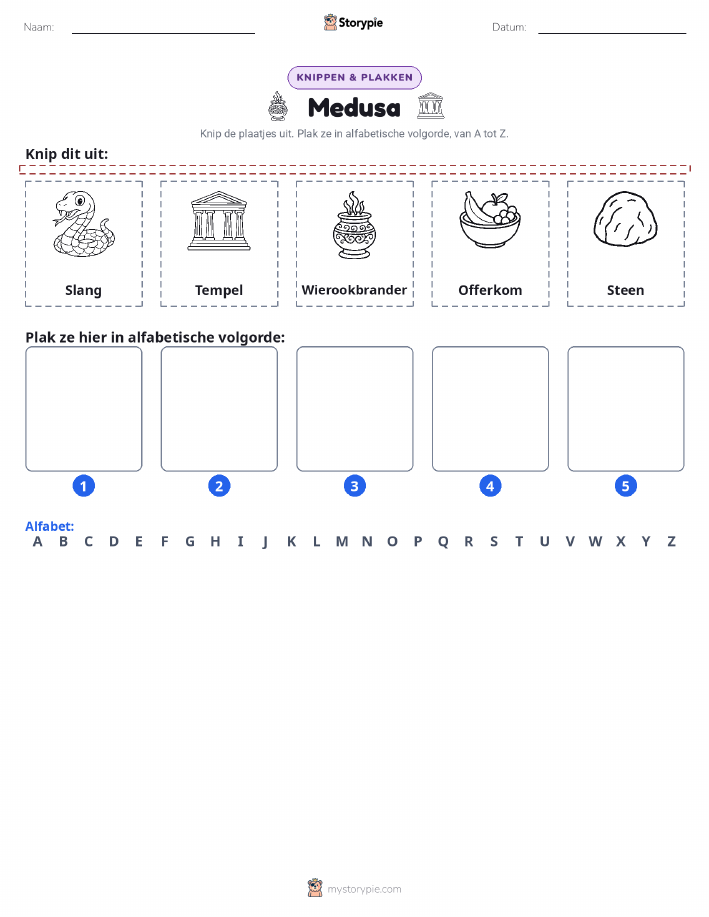 Knip & Plak Alfabet