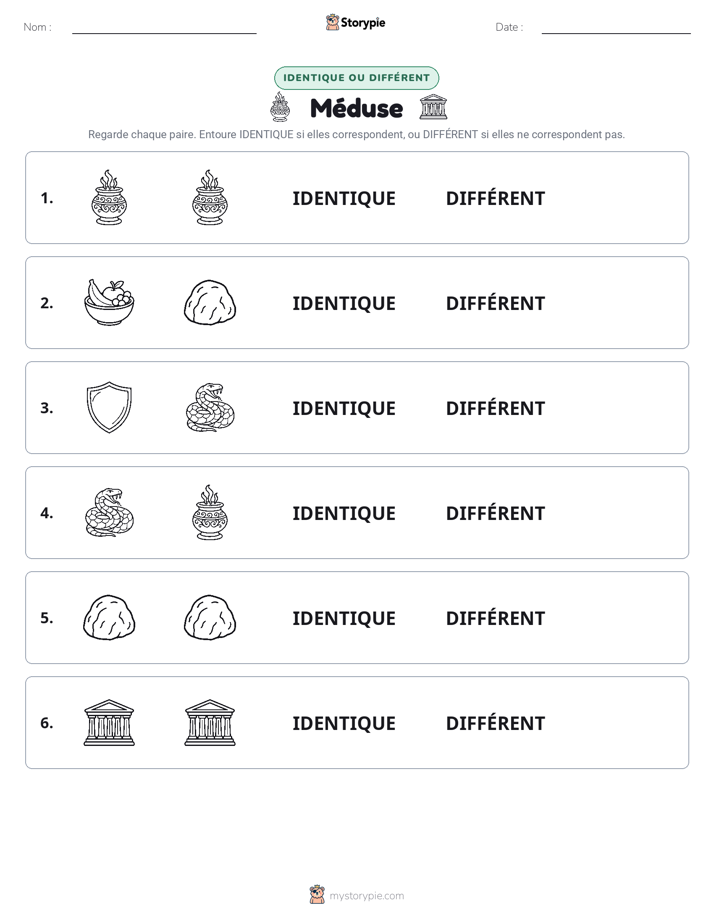 Identique ou Différent