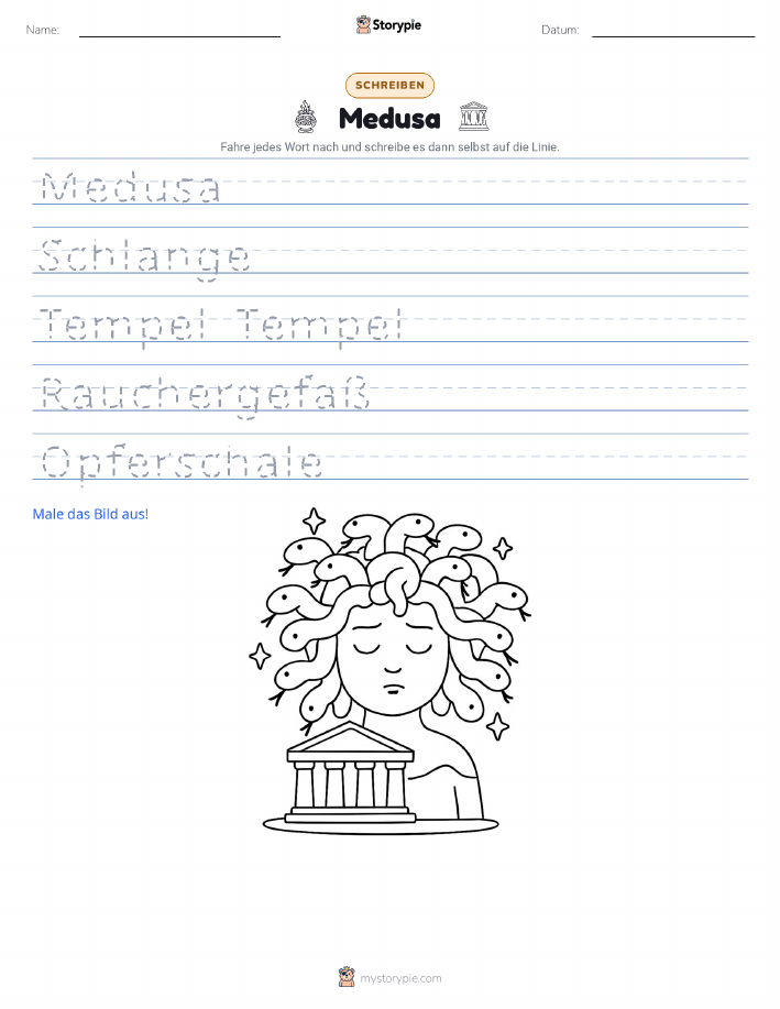 Schreibübung